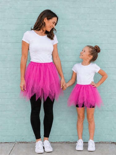 Neon pink fairy costume pixie - neon,