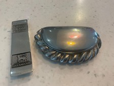 cornish tin Ingot and dish