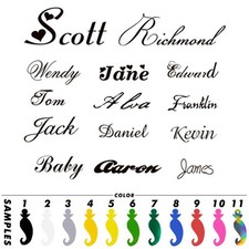 Personalised Vinyl Name