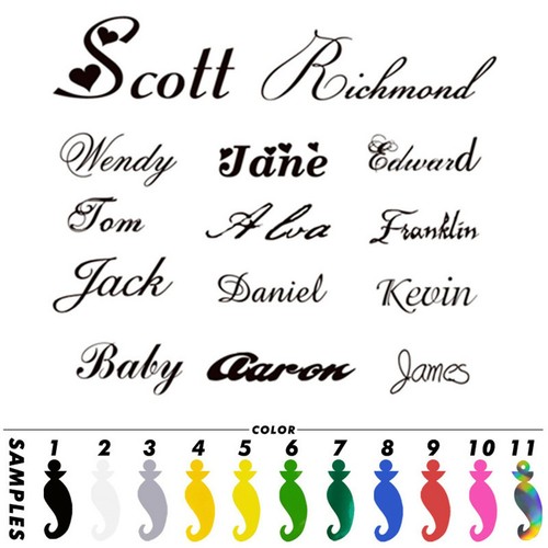 Personalised vinyl name - personalised,