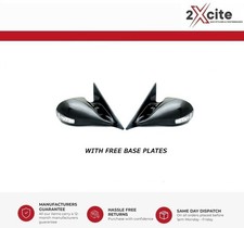 BMW 3 Series E46 4 Door Black M3 Electric Mirrors & LED Indicators & Base Plates