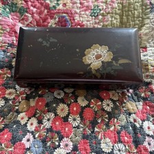 PRE 1980 JAPANESE JEWELLERY BOX MUSIC BOX LAQUERED WOOD