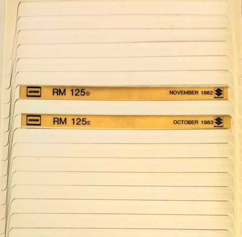 Suzuki 125 pair - rm, spare