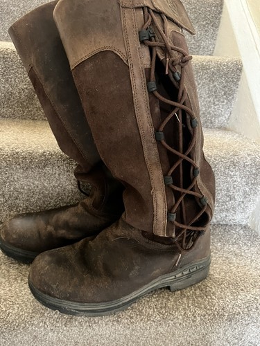 Mens dark brown ariat - brown,