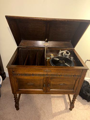 1920sgilbert wooden cabinet - wooden,