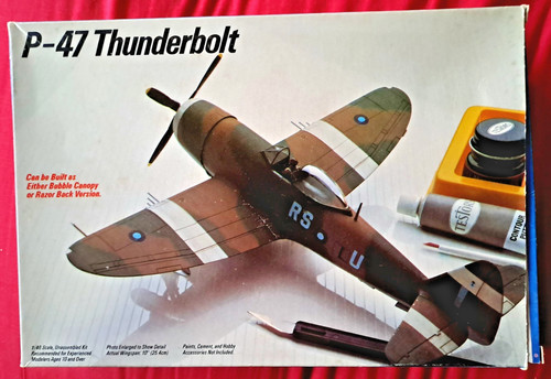 Testors 47d thunderbolt - p-47d,
