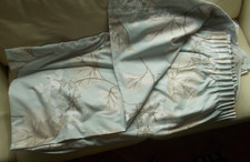 LAURA ASHLEY MILLWOOD DUCK EGG BLUE CURTAINS 88" X 88"