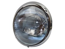 Headlight Headlamp w/ Chrome