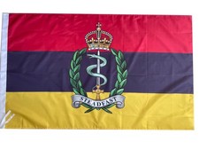 RAMC Flag Large  5' x 3ft  Royal Army Medical Corps NEW Kings Crown Hi Quality
