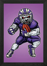 Panda mascot Framed Wall Art