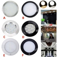 2-12x LED 12V Spot Lights Camper Van Caravan Motorhome Boat Interior Downlights