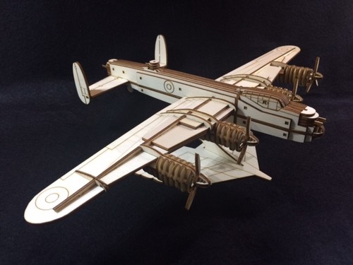 Laser cut wooden ww2 - laser, lancaster