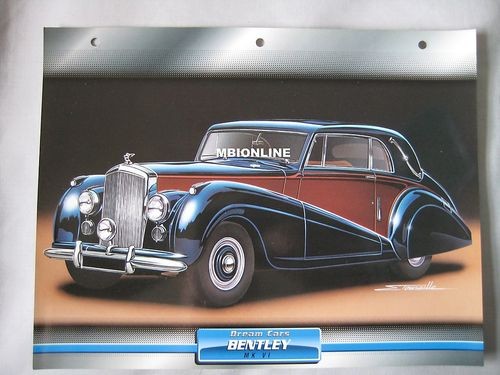Bentley dream cars - cars, card