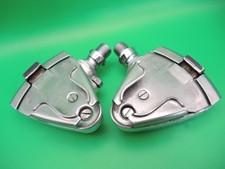 CAMPAGNOLO C RECORD SGR 1 PEDALS CIRCA 1987  - REBUILT BUT MISSING ONE COLLAR