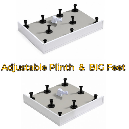 Adjustable shower tray riser - adjustable,