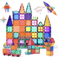 100Pcs Magnetic Building Tiles