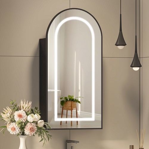 Bathroom mirror cabinet with - bathroom,