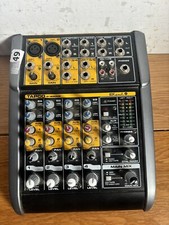 tapco blend 6 mackie mixing deck Untested No Power Supply