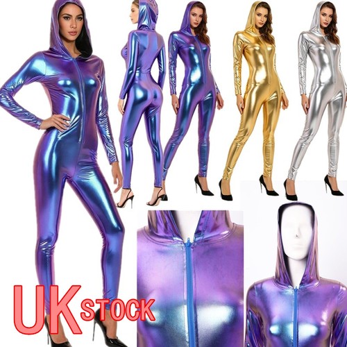 Womens metallic hooded - uk,