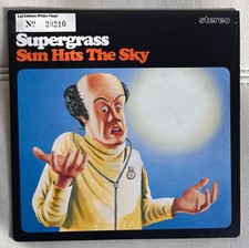 Supergrass - Sun Hits The Sky UK White Vinyl Single R6469 EX / EX