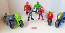 Playskool Marvel Super Hero Bikes - Spiderman, Ironman, Black Panther & Hulk 706