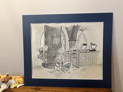 Cartoon drawing artwork - drawing,