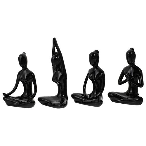 4pcs reusable ceramic - ceramic, yoga