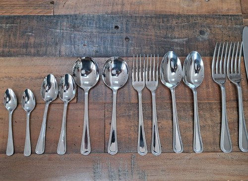 Pearl design cutlery - , stainless