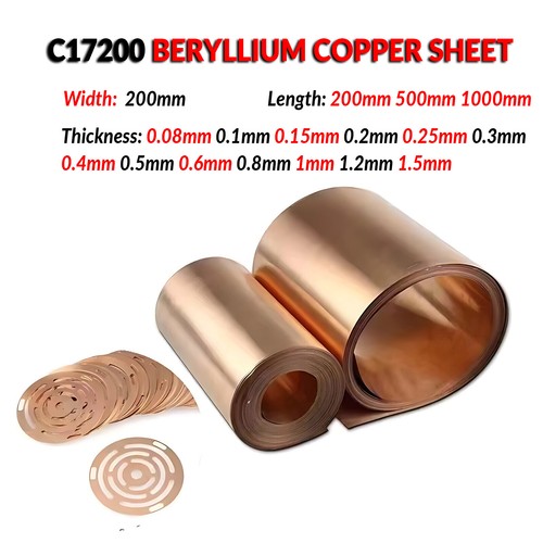 1pcs beryllium copper sheet - beryllium,