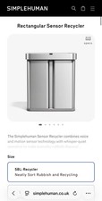 Simplehuman 58 Litre Recycler