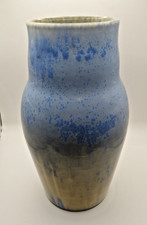Large Ruskin Pottery High Fired vase antique 1932 signed late glaze