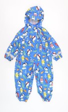 Frugi Blue Toddler Snowsuit