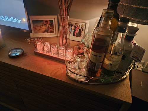 Rgb nixie tube clock led - tube, glows