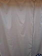 2m square metal gazebo with beige fabric roof and curtains