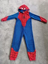 Boys Spiderman Hooded 1Onesie