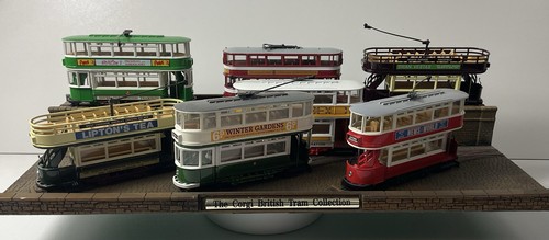 Vintage set british trams - vintage,
