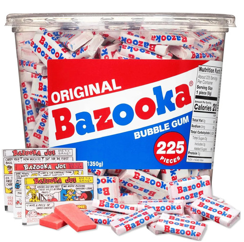 Bazooka bubble gum bulk 225 - bazooka, bulk,