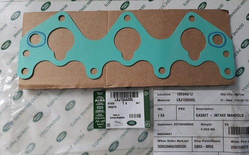 Land rover kv6 intake gasket - land,