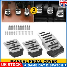 3Pcs Car Pedal Covers Manual