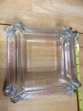 SCHWEPPES GLASS PUB ASHTRAY