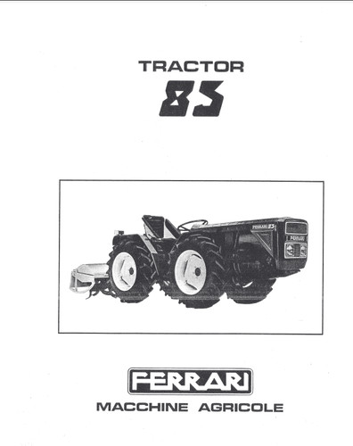 Ferrari tractor workshop - ferrari,
