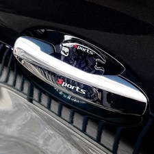 8x Black Car Door Handle Bowl