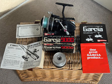 Garcia 9000 in Box, Papers & Spool, Classic Mitchell Reel design, Japan, NR MINT