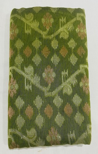 Dhakai jamdani parrot - dhakai, green