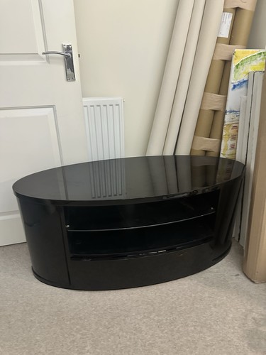 Black oval stand and - black,