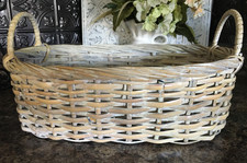 White Wash Willow Wicker