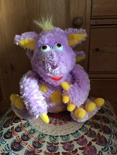 Vintage 2002 Golden Bear  Tikkabilla Tamba Purple Dragon Plush Soft Toy 10"