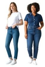 Ladies Mid Rise Ankle Skinny