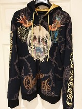 Unisex Christian Audigier hoodie - Skull design