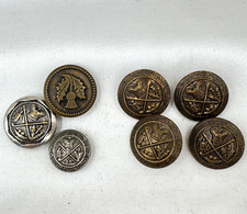 LOT OF 7 ANTIQUE VICTORIAN